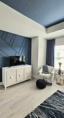Wall feature design by Adrienne's Decor, LLC