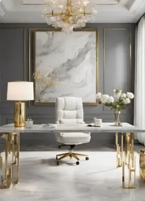 Chic Office Aesthetic by Adrienne's Decor, LLC