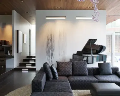 Curved Home Residence — Interior Design & Decorating project by Workshop90, LLC