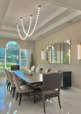 Dining Room in Transition by I&iDesigns By Silvia Parra