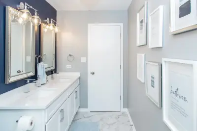 Chic bathroom makeover by Alluring Designs Chicago