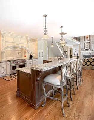 Sophisticated Dallas Kitchen and Bathroom Renovation by Kathleen Newhouse Interiors