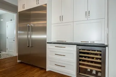 Chic Family Kitchen by Just The Thing Decorating, Staging, And Windows