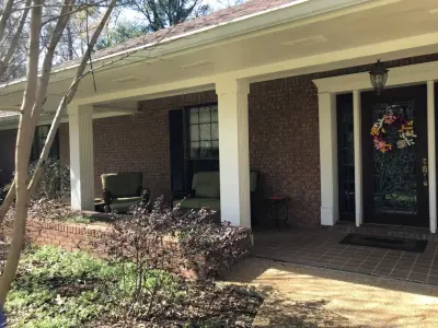 Front Porch Renovation at Quail Run by Samantha Smith Designs