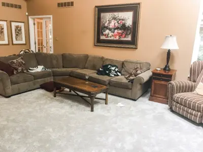 Living Room Revamp — Interior Design & Decorating project by 910 Design