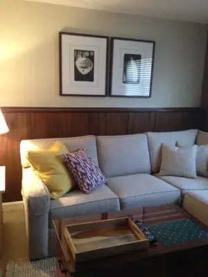 Family Room Makeover for Transition by Heidi Thorn