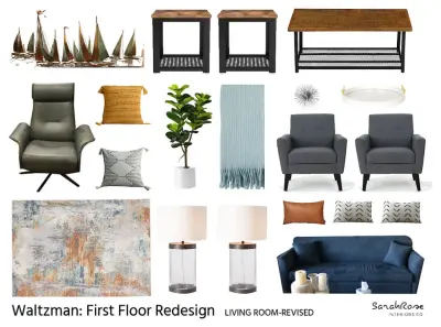 First Level: Mid-Century Decorative Details by Interiors By SarahRose
