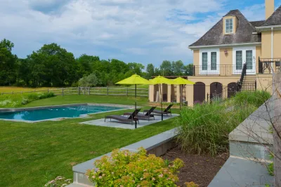 Provincial Pool — Landscape Design project by Britney O'Donnell Garden Design