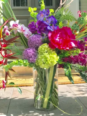 floral compositions — Interior Design & Decorating project by Janet Biddick Designs