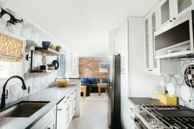 Colonial Park Charlotte NC Kitchen Renovation by Bohemian Bungalow Design, LLC