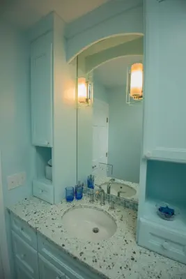 Northbrook, IL Girls' Restroom by Tina Dann-Fenwick Interiors