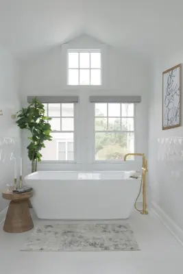 Haycock Main Bathroom — Interior Design & Decorating project by Kelly Marino Designs