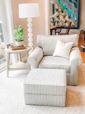Luminous Coastal Lounge — Interior Design & Decorating project by Karen Simmons Interiors