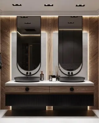 Opulent Restrooms by Indian Wells & Beverly Hills Luxury Interiors