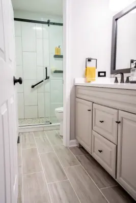 Restroom makeover — Interior Design & Decorating project by Alluring Designs Chicago