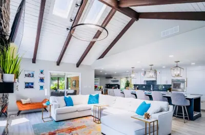 Stunning kitchen and family room renovation by Tipp Interiors