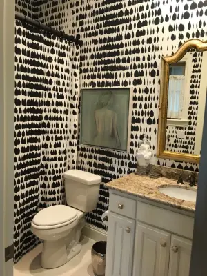 Amazing Wallpaper — Interior Design & Decorating project by Kelly Walton Krause Design