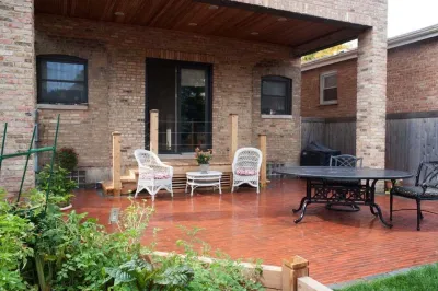 Outdoor Kitchen & Patio — Landscape Construction project by Greenwise Organic Lawn Care And Landscape Design in Chicago