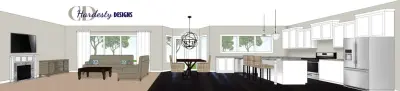Culinary Space and Breakfast Area Design — Interior Design & Decorating project by CDHardesty Designs