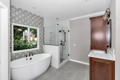Lansdowne Bath Renovation by Kristen Oldfield Design