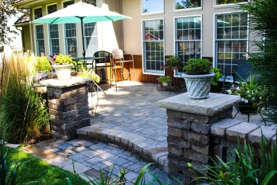 Beautiful Private Garden with Artisanal Design by Groundscapes, Inc.