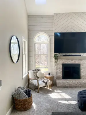 Revamping the Living Room by Grayscale Homes