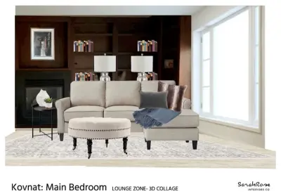 Contemporary Farmhouse Master Bedroom Suite — Interior Design & Decorating project by Interiors By SarahRose