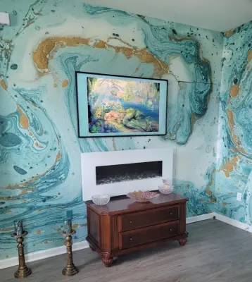 Stone Wall Art — Interior Design & Decorating project by Pamela's Design Creations LLC