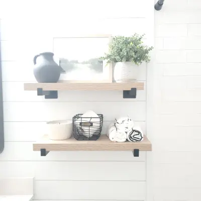 Contemporary Country Bathroom — Interior Design & Decorating project by Virgil Interiors