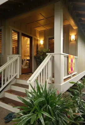 Contemporary Hawaiian Seaside Cottage by Fine Design Interiors, Inc.