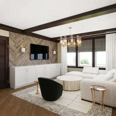 Montville, NJ Historic Residences - Den and Mudroom — Interior Design & Decorating project by Grayscale Homes