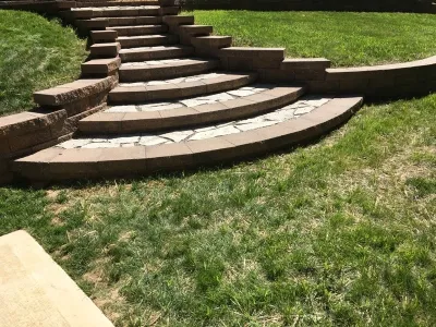 Stone Steps by Hackman Lawn & Landscape