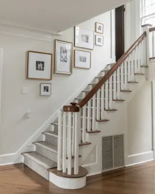 Historical Foyer of Mountain Lakes Home — Interior Design & Decorating project by Grayscale Homes