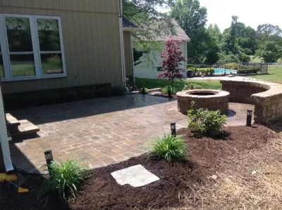 Patio and Firepit re-design — Landscape Construction project by Hackman Lawn & Landscape in Ballwin
