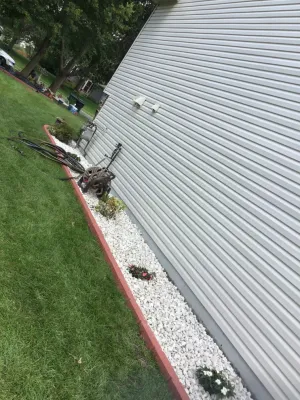 Flower bed and rock garden — Landscape Construction project by H&S Professional Lawncare And Property Maintenance in Minneapolis