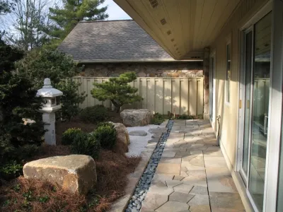 Japanese Courtyard Garden — Landscape Construction project by Hanselman Landscape And Gardens in Bryn Mawr