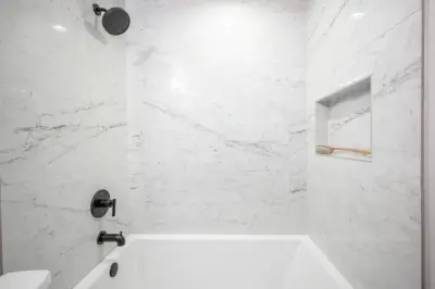 Lyons Bathroom, Powder Room, and Laundry Room Challenge — Interior Design & Decorating project by Brittany Lyons Interiors