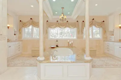 Plano Music Room and Master Bathroom Renovation by Kathleen Newhouse Interiors