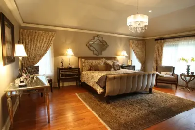 Plano Classic Master Bedroom Makeover by Kathleen Newhouse Interiors