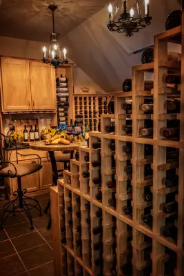 Wine storage room — Interior Design & Decorating project by Ami Austin Interior Design