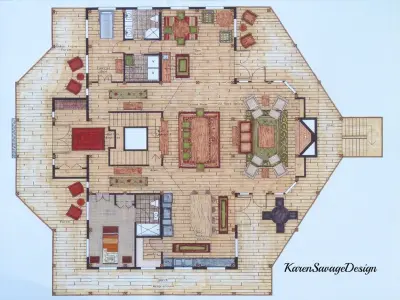 From Barn to Home: Concept Design Development — Interior Design & Decorating project by Karen Savage Design