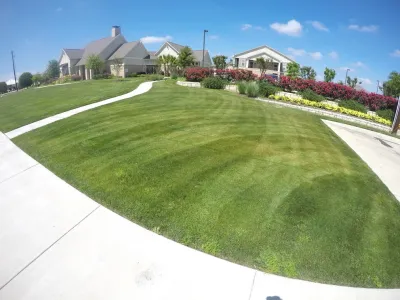 Commercial Lawn Care — Landscape Construction project by Heart Of Texas Landscape in Belton