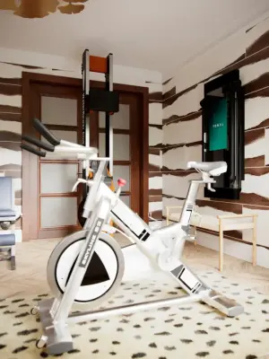 "She's So Savage" Home Gym Renovation on Bent Creek Trail - Dallas, TX by K-SAMONE & CO | Evocative Interiors & Architecture