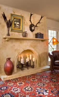 Terrill Hills Family Room Project in San Antonio, TX by Mummeinteriors
