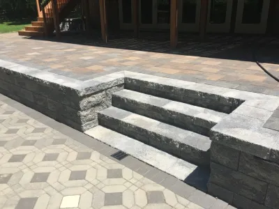 Pool Paver Patio - Fairfax, VA by HEMAX Construction Services & Landscaping, LLC