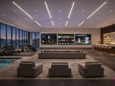 Athletic Silverleaf by Park Avenue Design, Inc