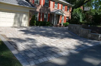 Permeable Driveway - Arlington, VA — Landscape Construction project by HEMAX Construction Services & Landscaping, LLC
