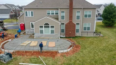 Leesburg, VA - Eagle Springs Drive — Landscape Construction project by HEMAX Construction Services & Landscaping, LLC