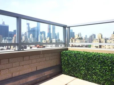 Brooklyn West - Artificial Boxwood Hedges - Landscape Design in Brooklyn, NY