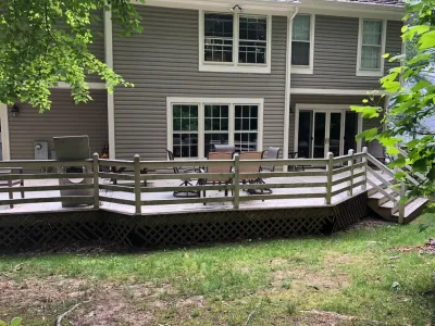 Flagstone Patio - Rolling Ridge Drive, Fairfax Station, VA — Landscape Construction project by HEMAX Construction Services & Landscaping, LLC